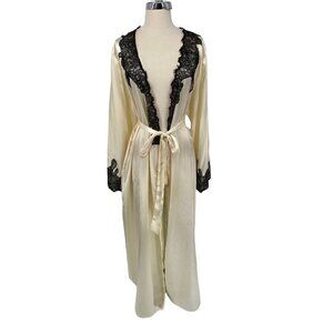 Valerie Stevens Intimates Beautiful Sheer LACE BELT Long Lacy Sleeves Romantic R